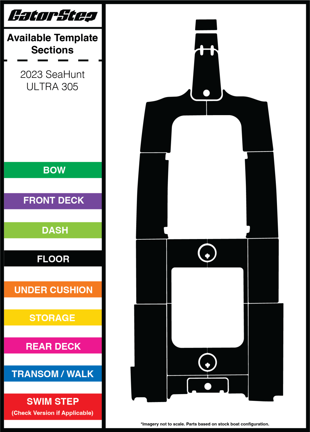 sea-hunt-ultra-305-2023-gatorstep-boat-flooring-decking